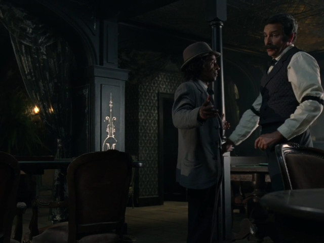 Man woman room clock tower free wallpaper for desktop - medium preview image