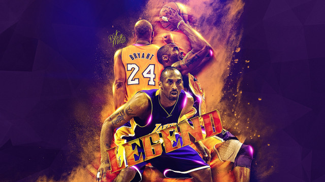 Basketball player jersey number painting free wallpaper for desktop - medium preview image