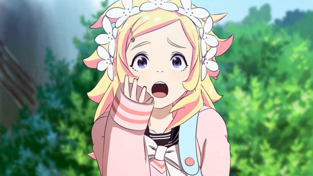 Surprised girl pink jacket white free wallpaper for desktop - medium preview image