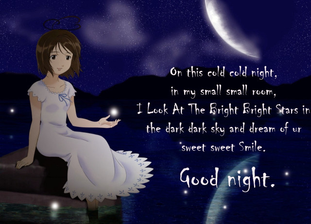 Girl rock moon background poem free wallpaper for desktop - medium preview image
