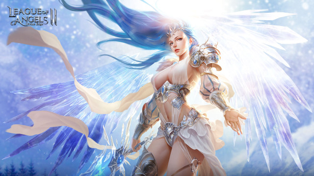 Woman costume wings sword hand #3 free wallpaper for desktop - medium preview image