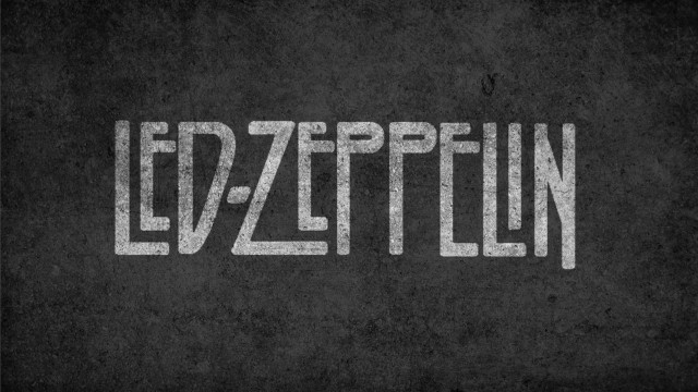 Led zepplin black white concrete free wallpaper for desktop - medium preview image