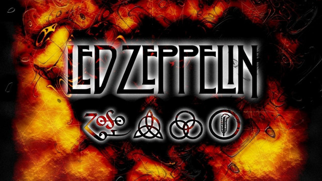 Black red poster ledzern flames free wallpaper for desktop - medium preview image