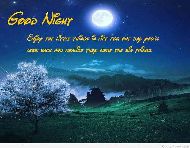 Tree night quote poem image free wallpaper for desktop - medium preview image