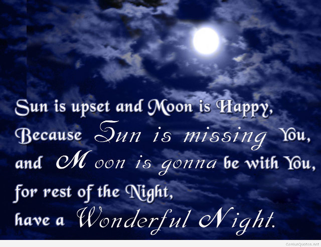 Full moon poem sky clouds free wallpaper for desktop - medium preview image