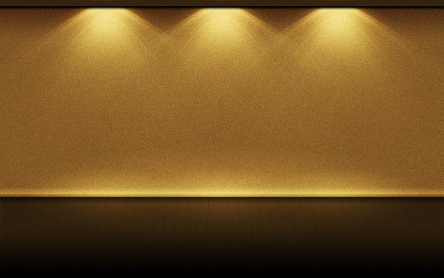 Room three lights black floor free wallpaper for desktop - medium preview image