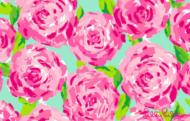 Pink rose blue background green free wallpaper for desktop - medium preview image