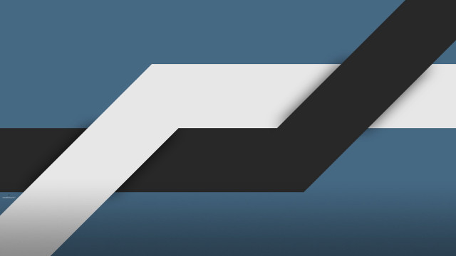 Blue white abstract stripes minimalist free wallpaper for desktop - medium preview image