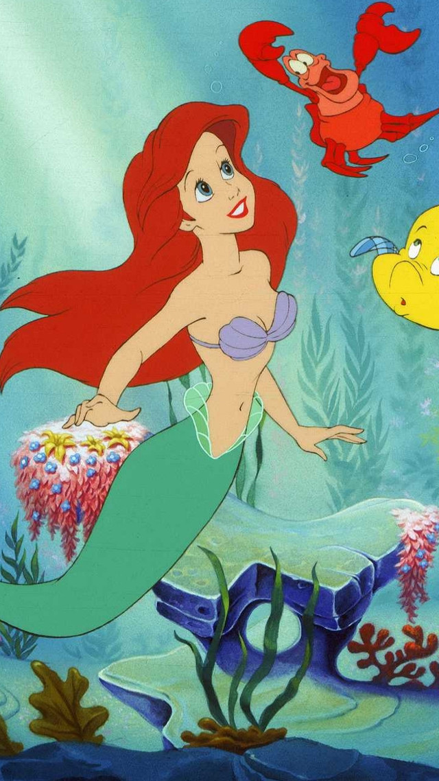 Little mermaid scene movie ariel free wallpaper for mobile - medium preview image