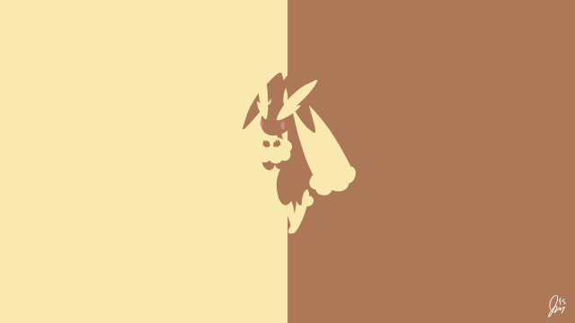 Rabbit standing wall shadow face free wallpaper for desktop - medium preview image