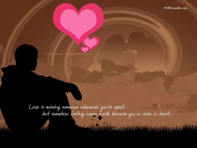 Man field heart balloon quote free wallpaper for desktop - medium preview image