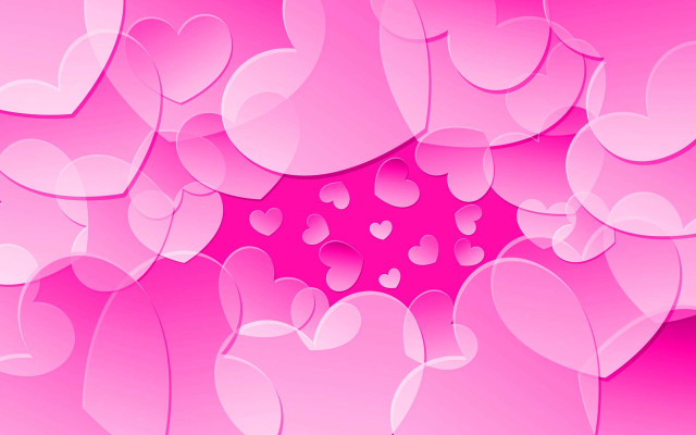 Pink hearts lyco art annabel free wallpaper for desktop - medium preview image