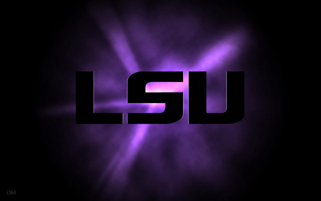 Purple black logo lsu black free wallpaper for desktop - medium preview image