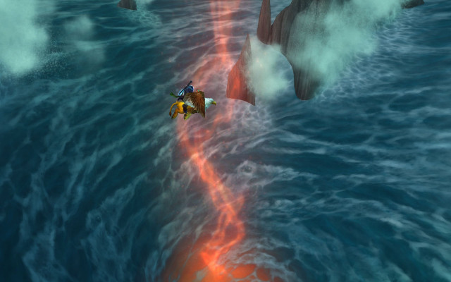 Man horse riding river water free wallpaper for desktop - medium preview image