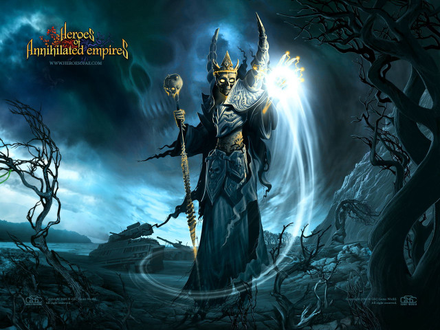 Man costume staff dark forest free wallpaper for desktop - medium preview image
