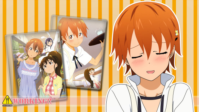 Redhair woman man tie shirt free wallpaper for desktop - medium preview image