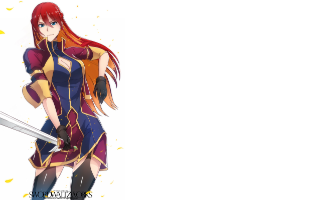 Woman costume sword holding image #2 free wallpaper for desktop - medium preview image