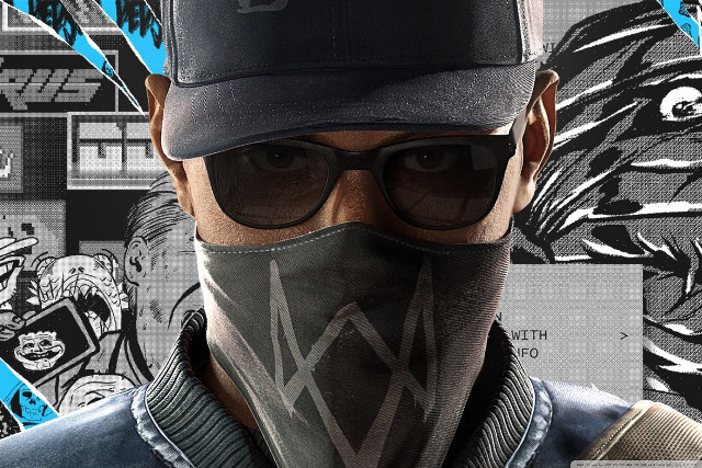 Comic man baseballcap bandana mask free wallpaper for desktop - medium preview image