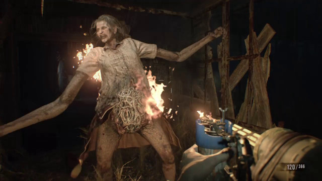 Man gun fire dark room free wallpaper for desktop - medium preview image