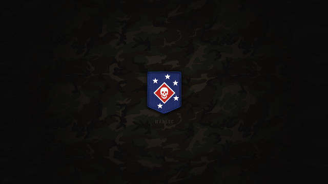 Dark background blue red emblem free wallpaper for desktop - medium preview image