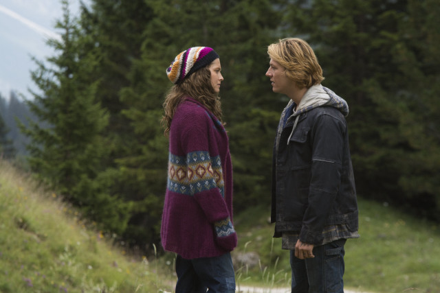 Man woman field trees background #2 free wallpaper for desktop - medium preview image