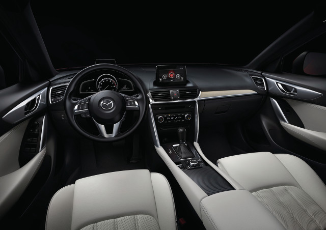 Car interior steering wheel dashboard free wallpaper for desktop - medium preview image