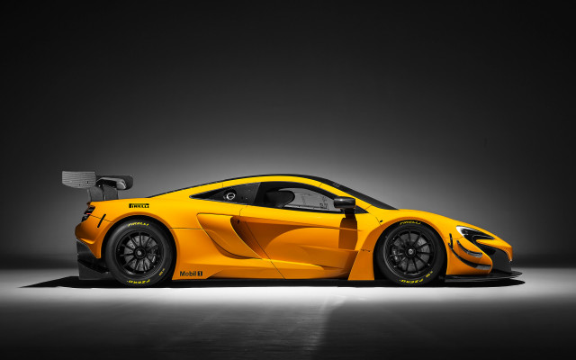 Yellow sports car dark room #21 free wallpaper for desktop - medium preview image