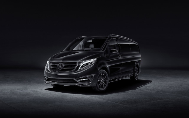 Black mercedes benz finely detailed free wallpaper for desktop - medium preview image