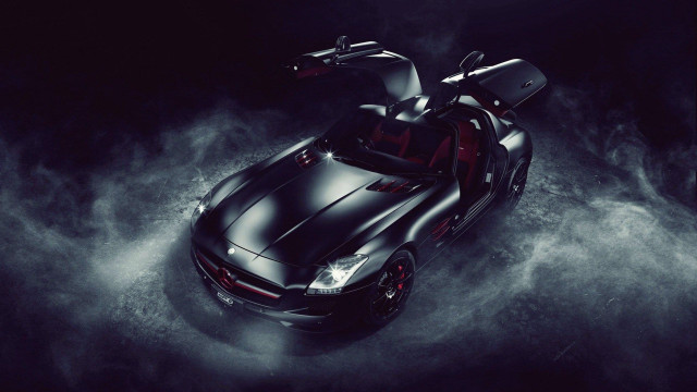 Black sports car red seat #2 free wallpaper for desktop - medium preview image