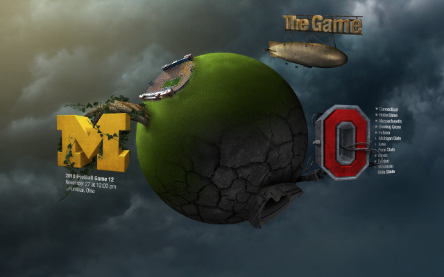 Green apple red stop sign free wallpaper for desktop - medium preview image