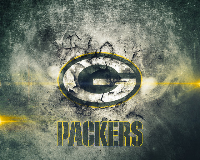 Green bay packers logo grungy #2 free wallpaper for desktop - medium preview image