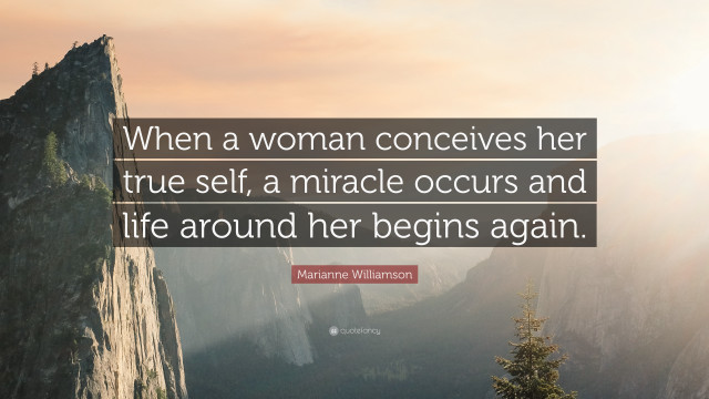 Woman conceives true self inner free wallpaper for desktop - medium preview image