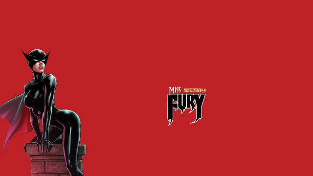 Black catwoman brickwall red background free wallpaper for desktop - medium preview image