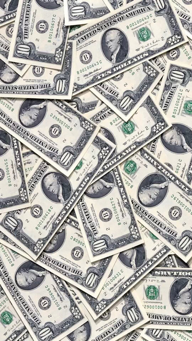 Pile twenty dollar bills money #2 free wallpaper for mobile - medium preview image