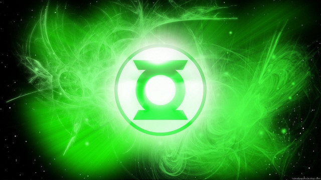 Green lantern logo stars space free wallpaper for desktop - medium preview image