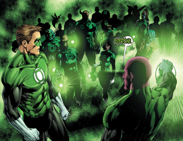 Green lantern forest crossover muscular free wallpaper for desktop - medium preview image