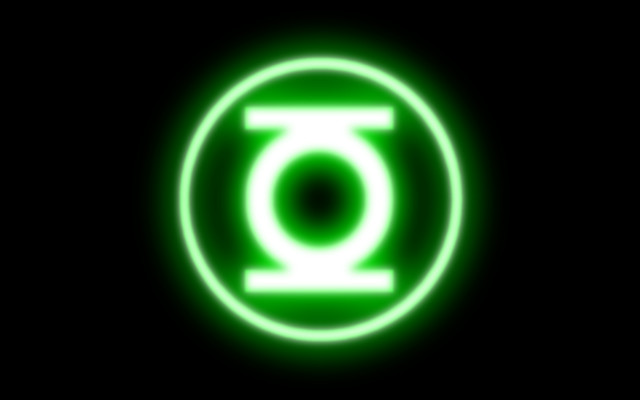 Green lantern logo dark green #2 free wallpaper for desktop - medium preview image