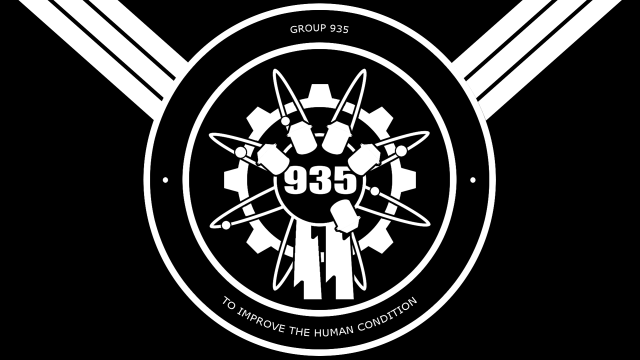 White emblem black background white free wallpaper for desktop - medium preview image