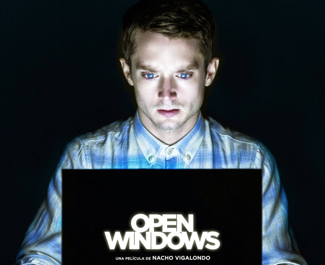 Man holding laptop open windows free wallpaper for desktop - medium preview image