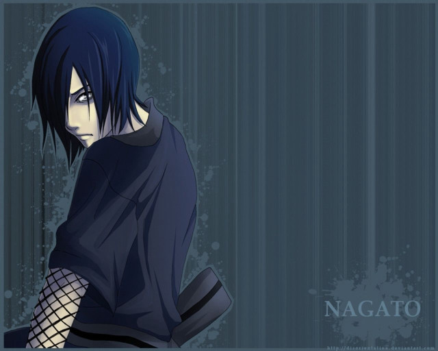 Gothic anime man black hair free wallpaper for desktop - medium preview image