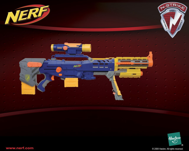 Nerf toy gun shield logo free wallpaper for desktop - medium preview image