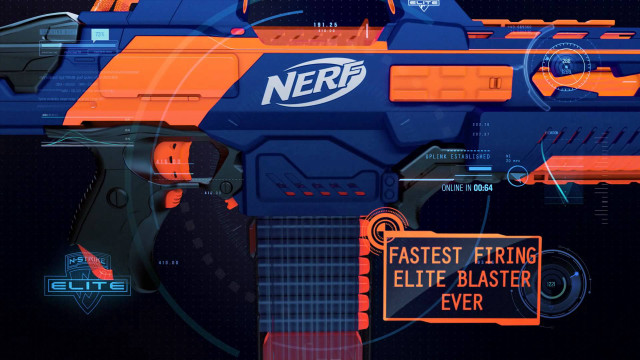 Futuristic gun fast firing nerf free wallpaper for desktop - medium preview image