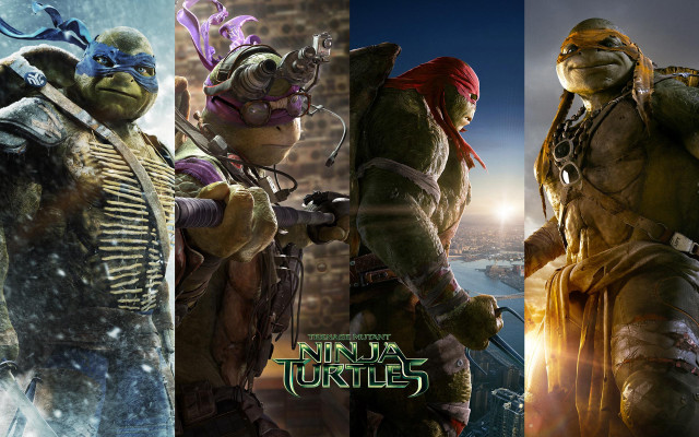 Teenage mutant turtles city skyline free wallpaper for desktop - medium preview image