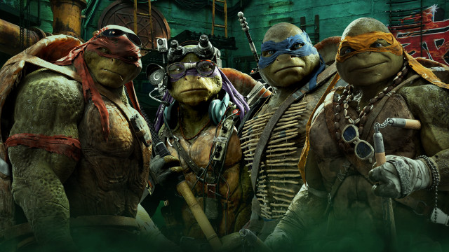 Teenage mutant turtles green room free wallpaper for desktop - medium preview image