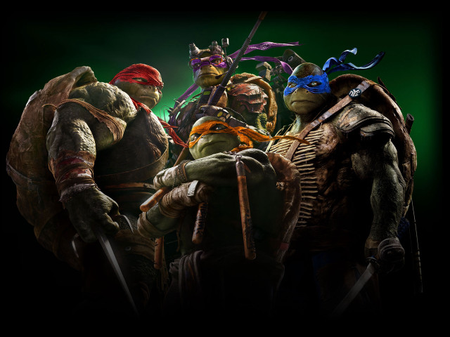 Teenage mutant ninja turtles dark free wallpaper for desktop - medium preview image