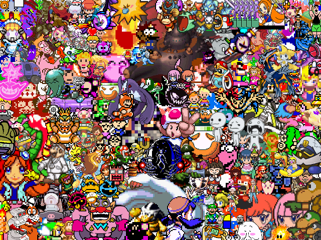 Cartoon characters colorful wallpaper background free wallpaper for desktop - medium preview image