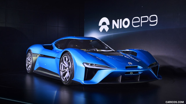 Blue sports car showroom no free wallpaper for desktop - medium preview image