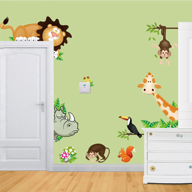 Room wall animals door window free wallpaper for tablet - medium preview image