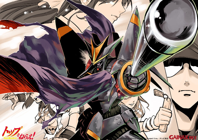 Anime characters megaphone group hands free wallpaper for desktop - medium preview image