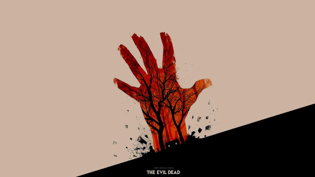 Hand blood reaching tree black free wallpaper for desktop - medium preview image